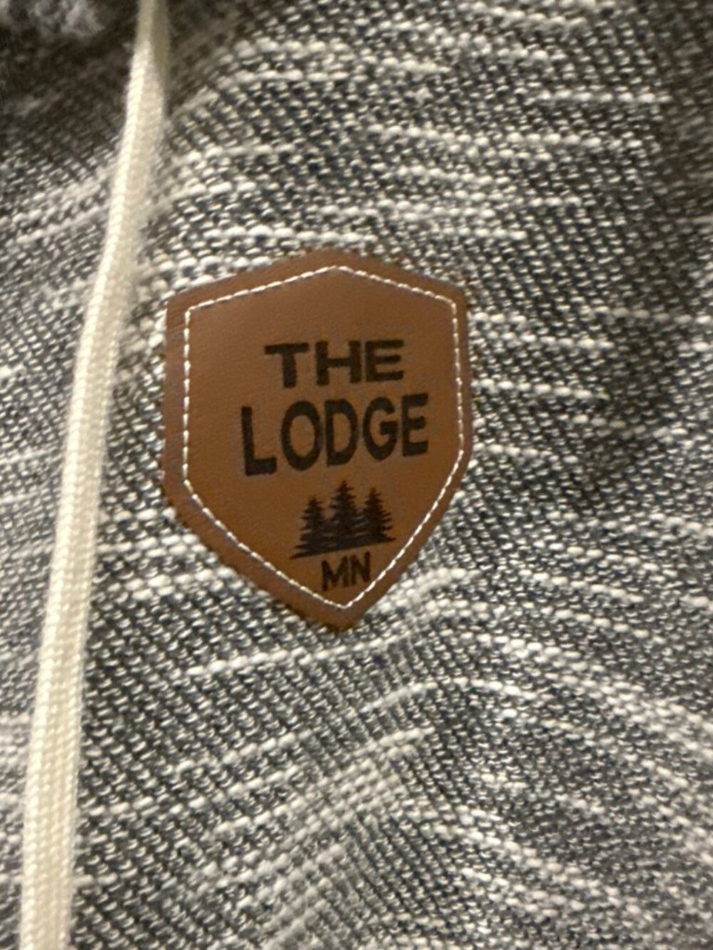 Blue 84 The Lodge MN - Unisex Heavy Cotton Hoodie Size XL Gray - Picture 3 of 6